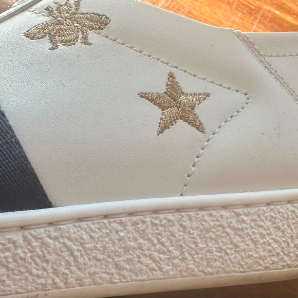 Gucci Ace Bees and Stars sneakers size 38.5 - Picture 7 of 10